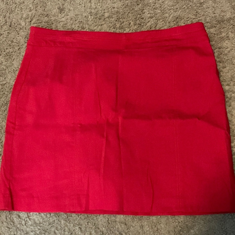Bright red skort size 14